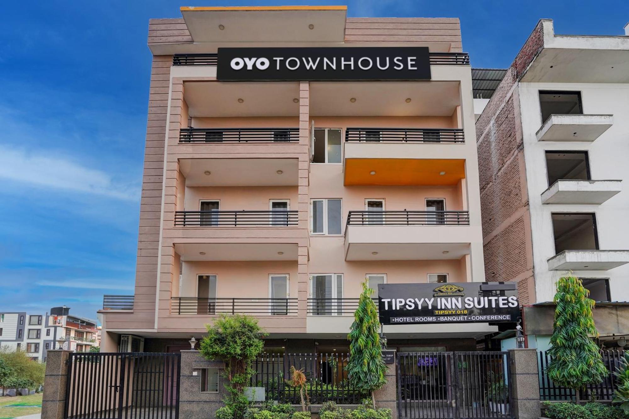 Oyo 联排别墅 203 酒店-57 区 古尔冈 外观 照片